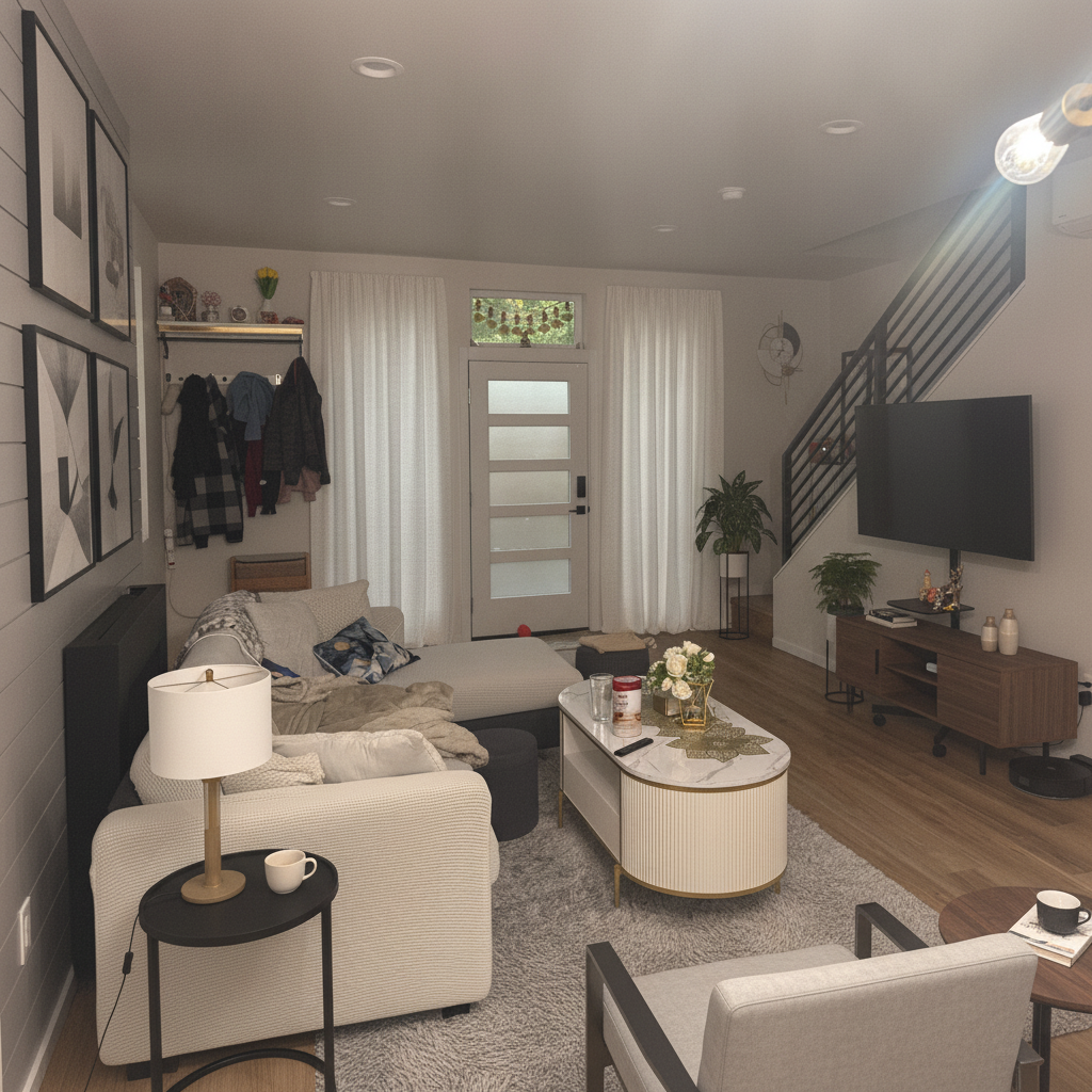 Modern Living room After