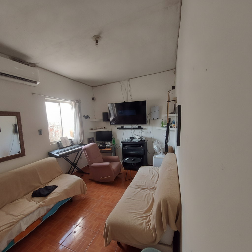 Minimalist Living room After