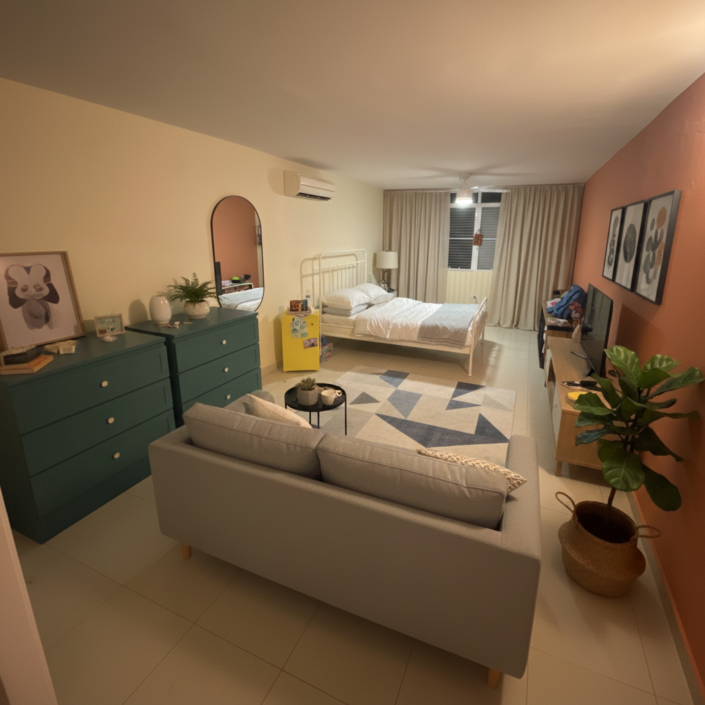 Modern Living room After
