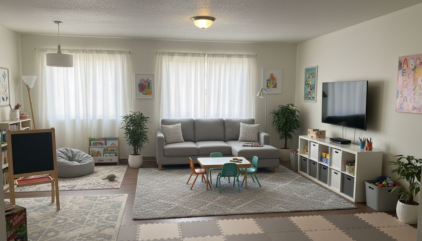 Modern Living room After