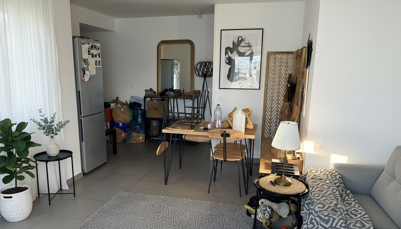 Modern Living room After