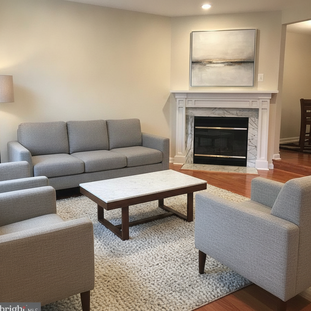 Modern Living room After