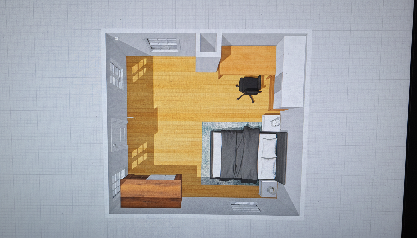 Modern Living room After