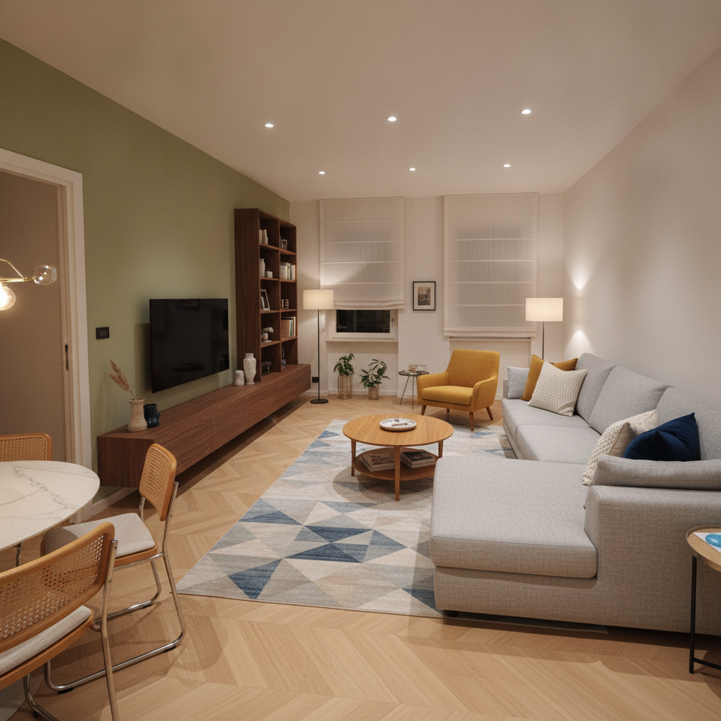 Modern Living room After