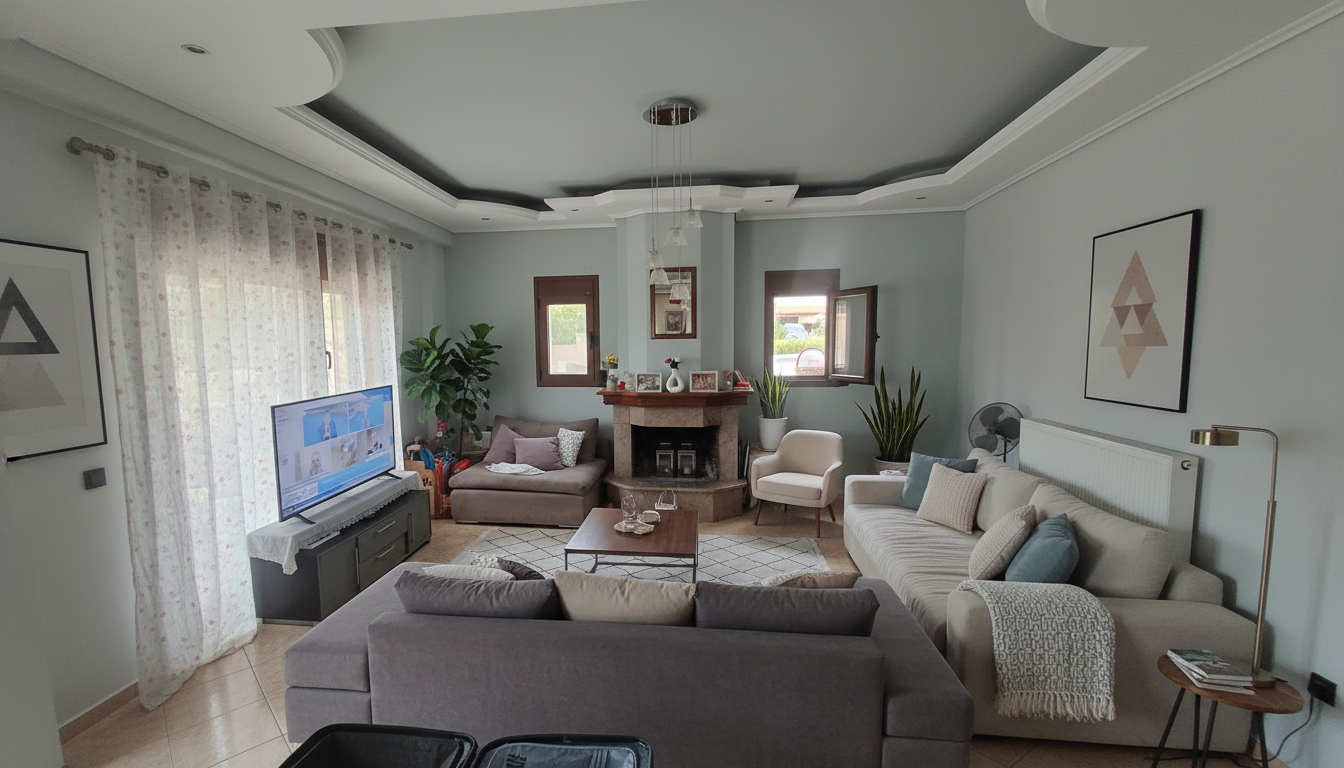 Modern Living room After
