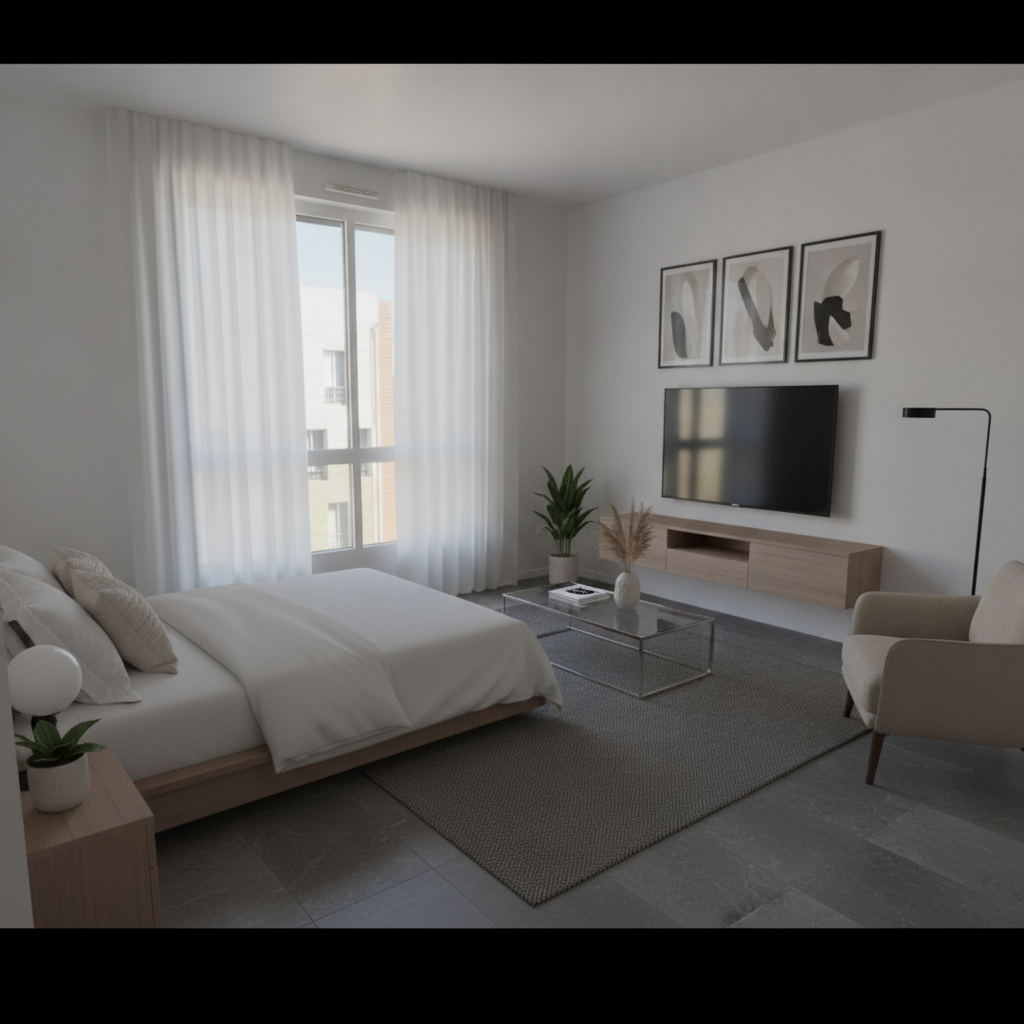 Modern Living room After