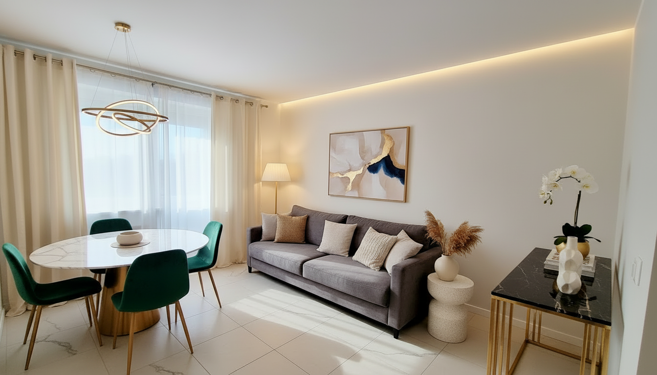 Modern Luxury Living room After