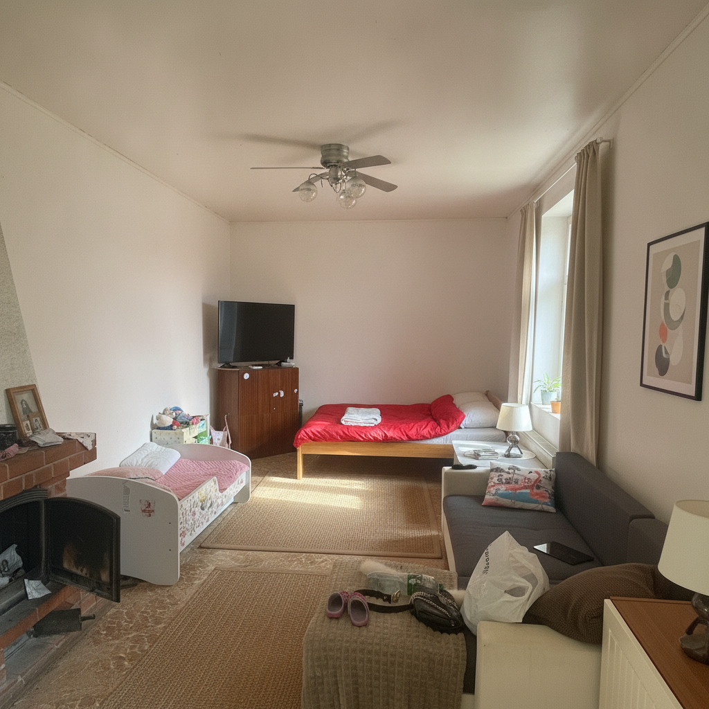 Modern Living room After
