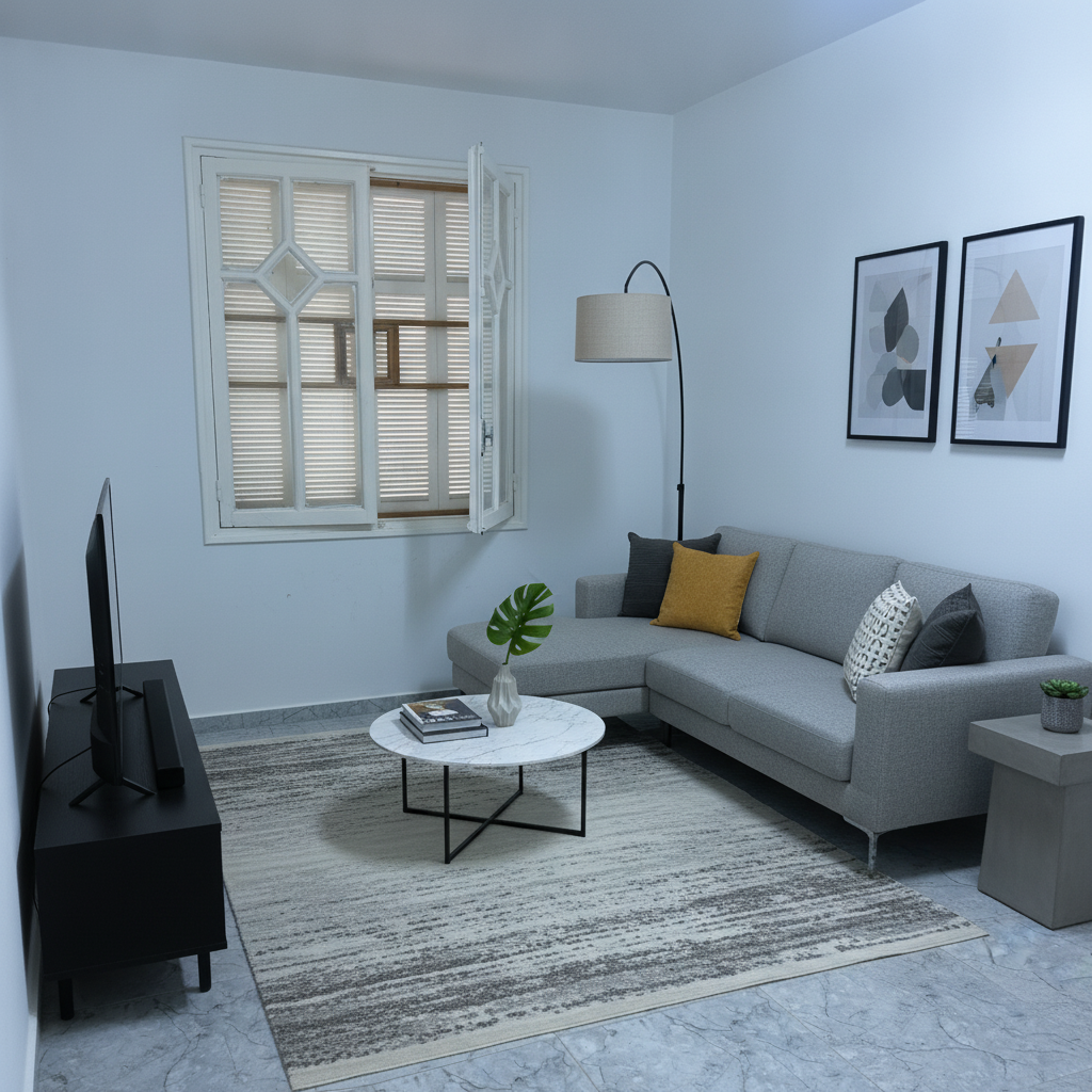 Modern Living room After