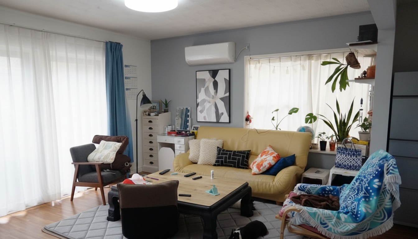 Modern Living room After