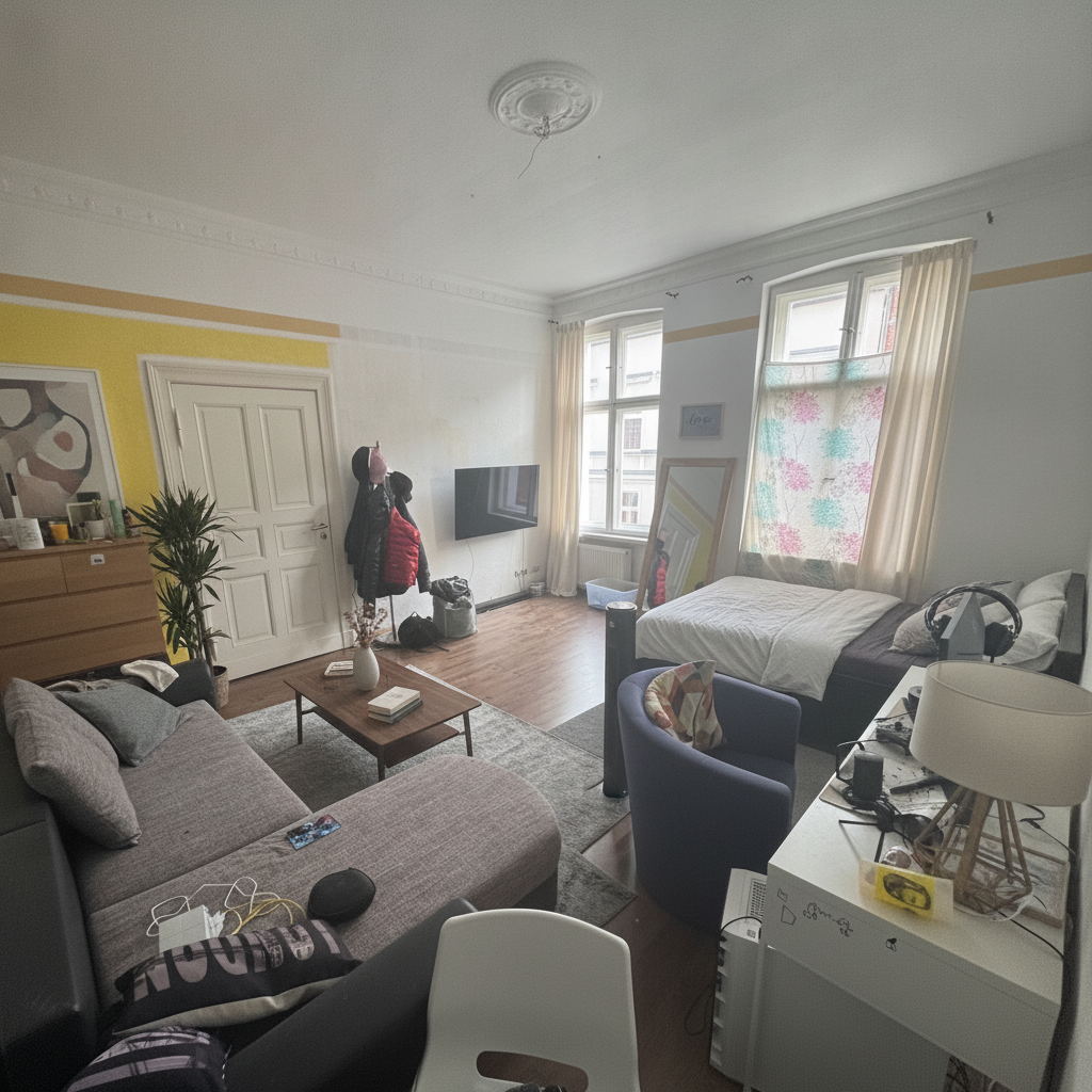 Modern Living room After