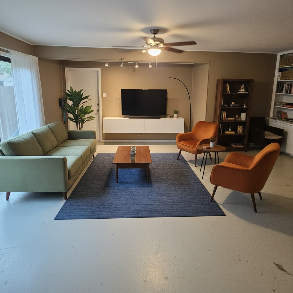 Modern Living room After
