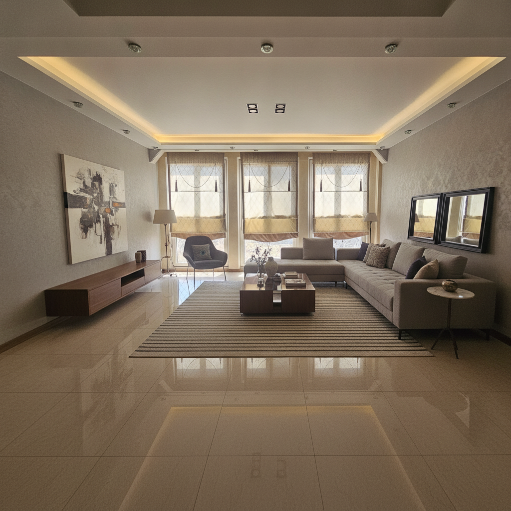 Modern Living room After