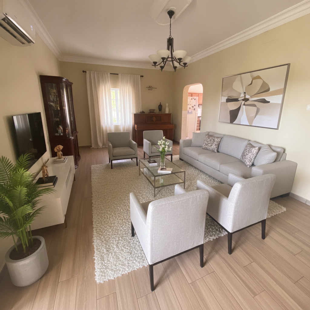 Modern Living room After