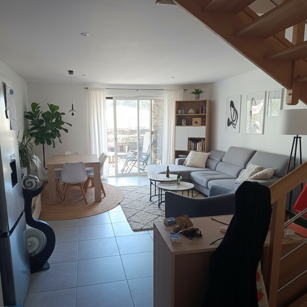 Modern Living room After