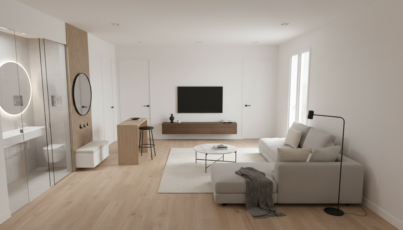 Modern Living room After
