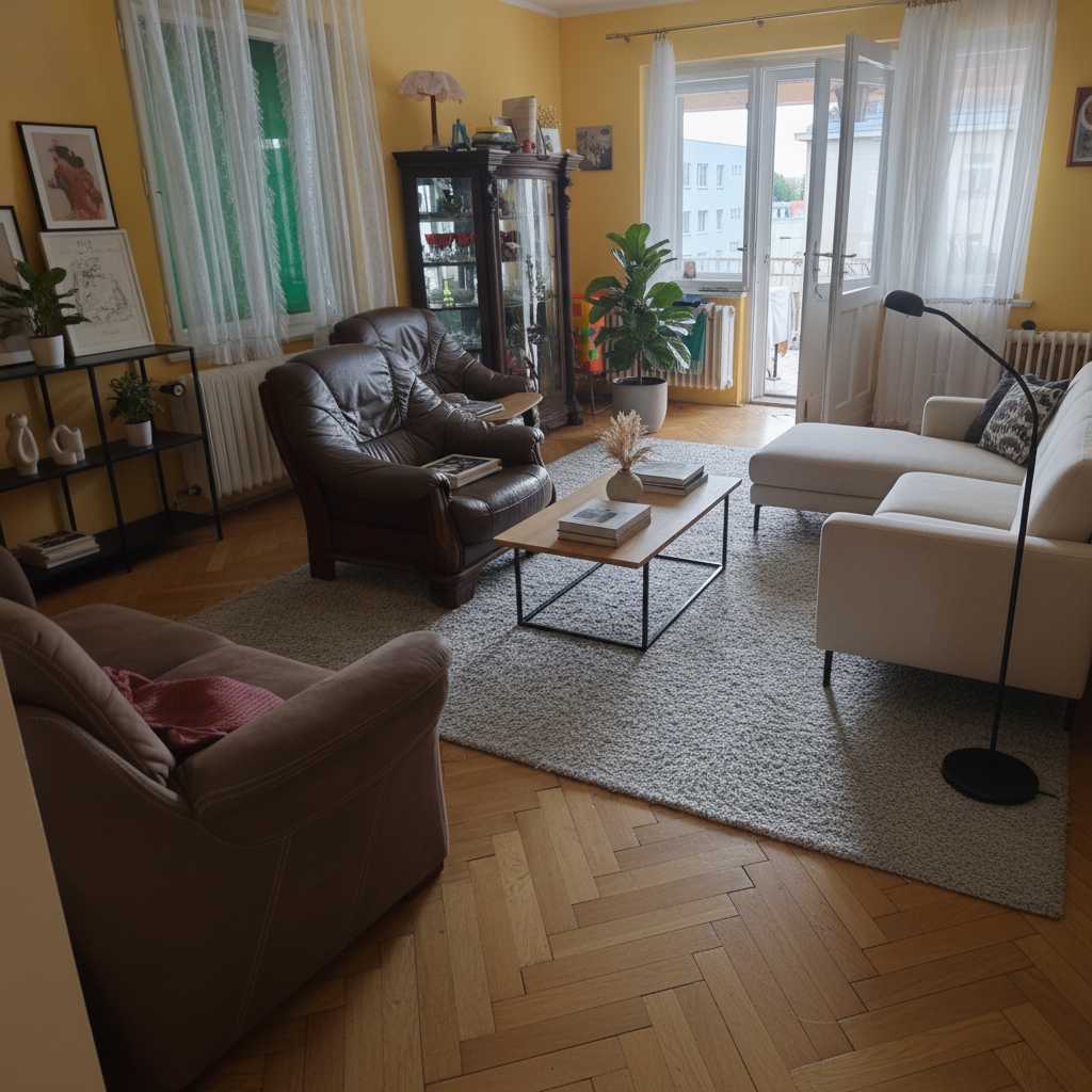 Modern Living room After
