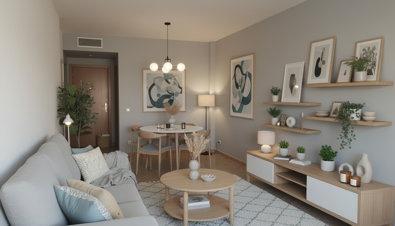 Modern Living room After