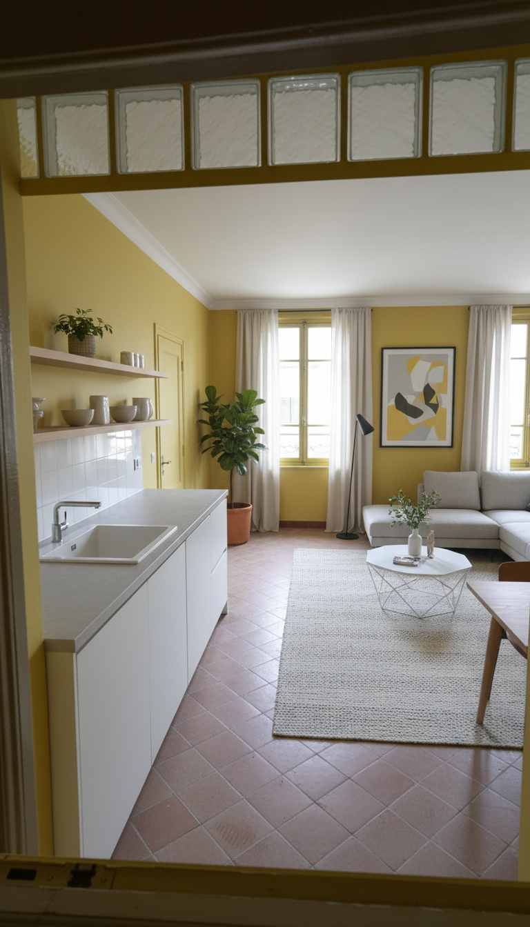 Modern Living room After
