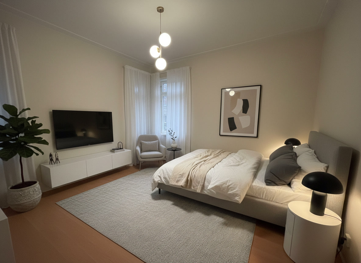 Modern Living room After