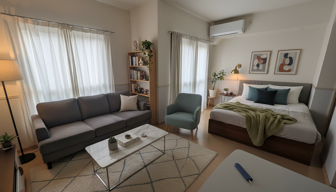 Modern Living room After