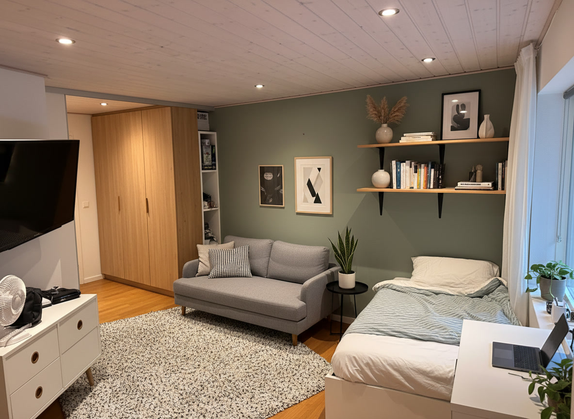 Modern Living room After