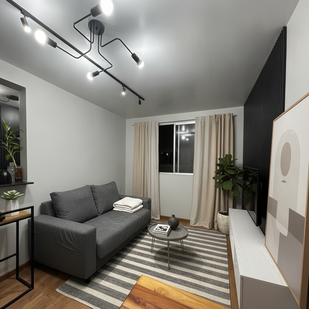 Modern Living room After