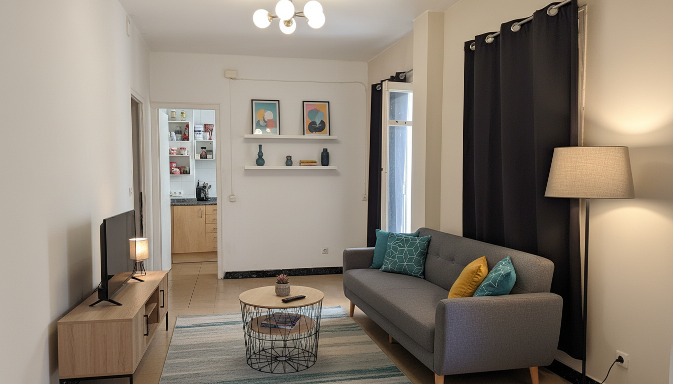 Modern Living room After