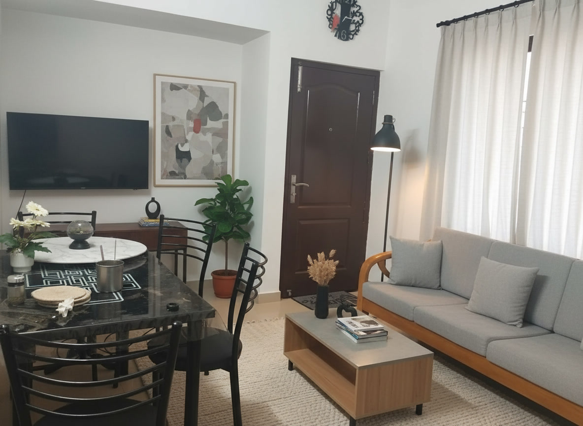 Modern Living room After
