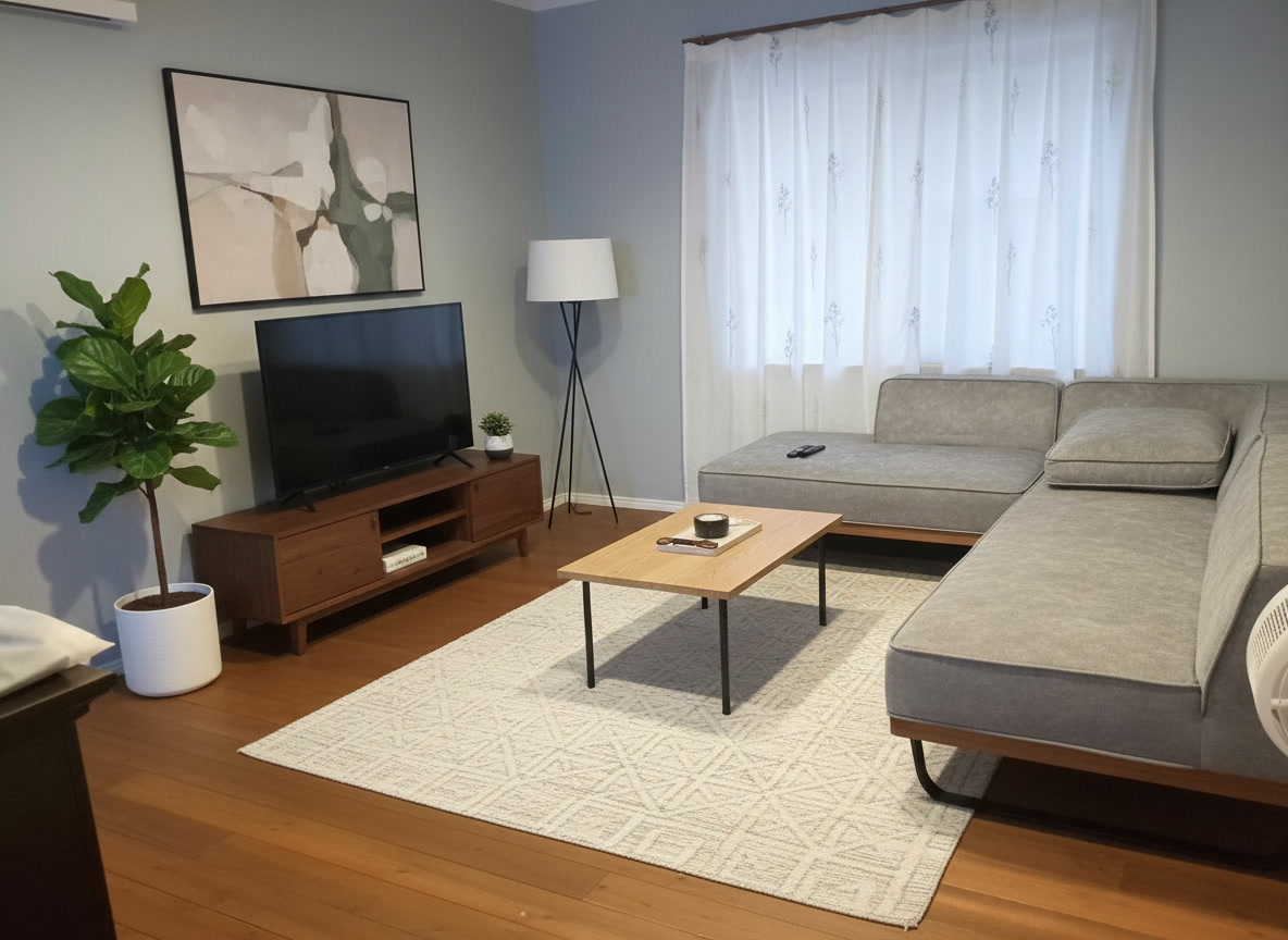 Modern Living room After