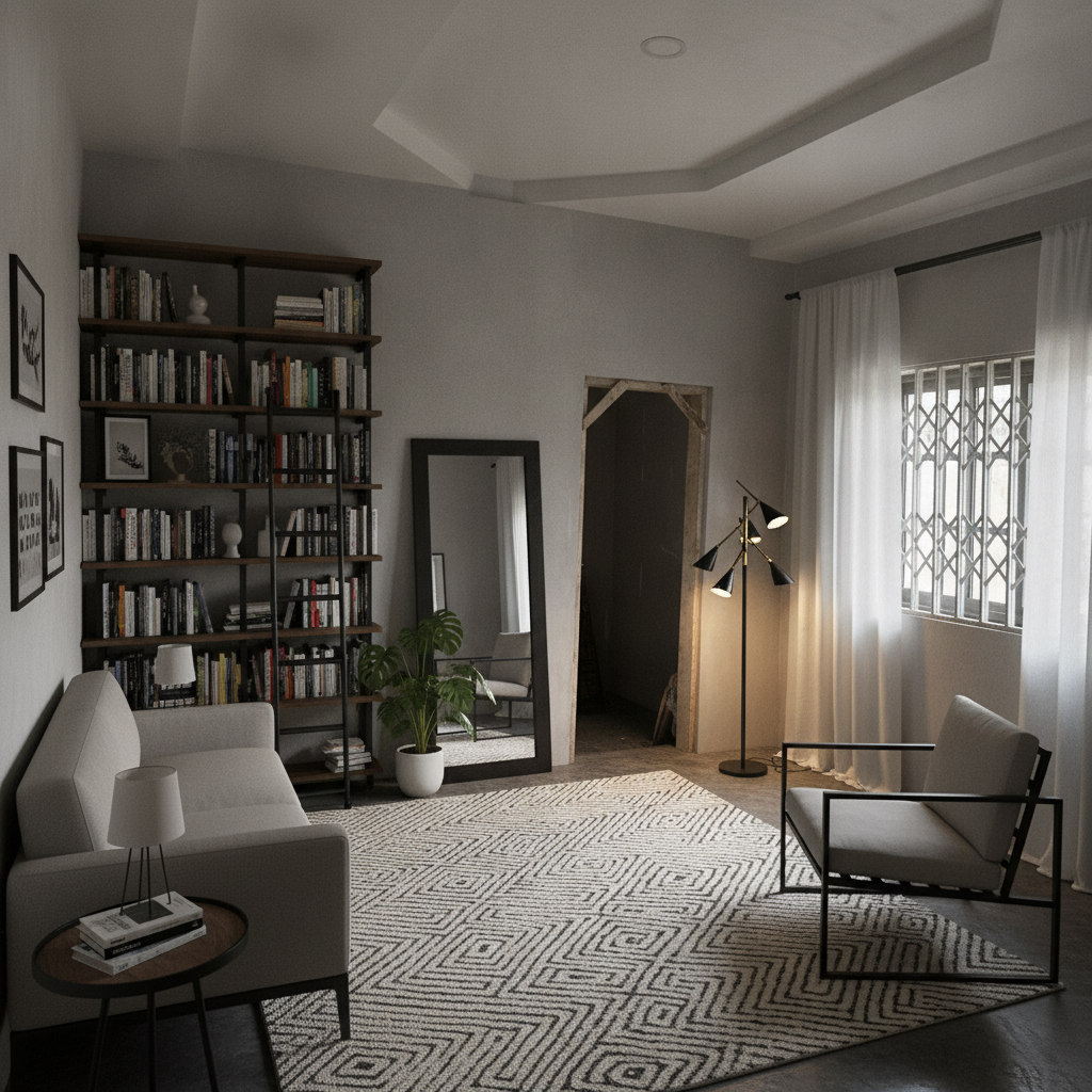 Modern Living room After