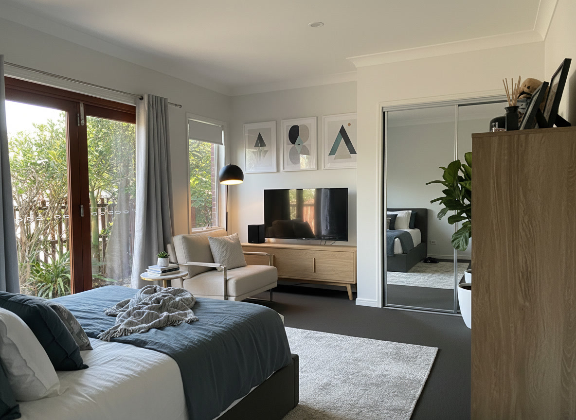 Modern Living room After