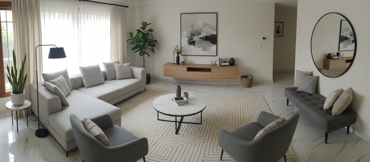 Modern Living room After