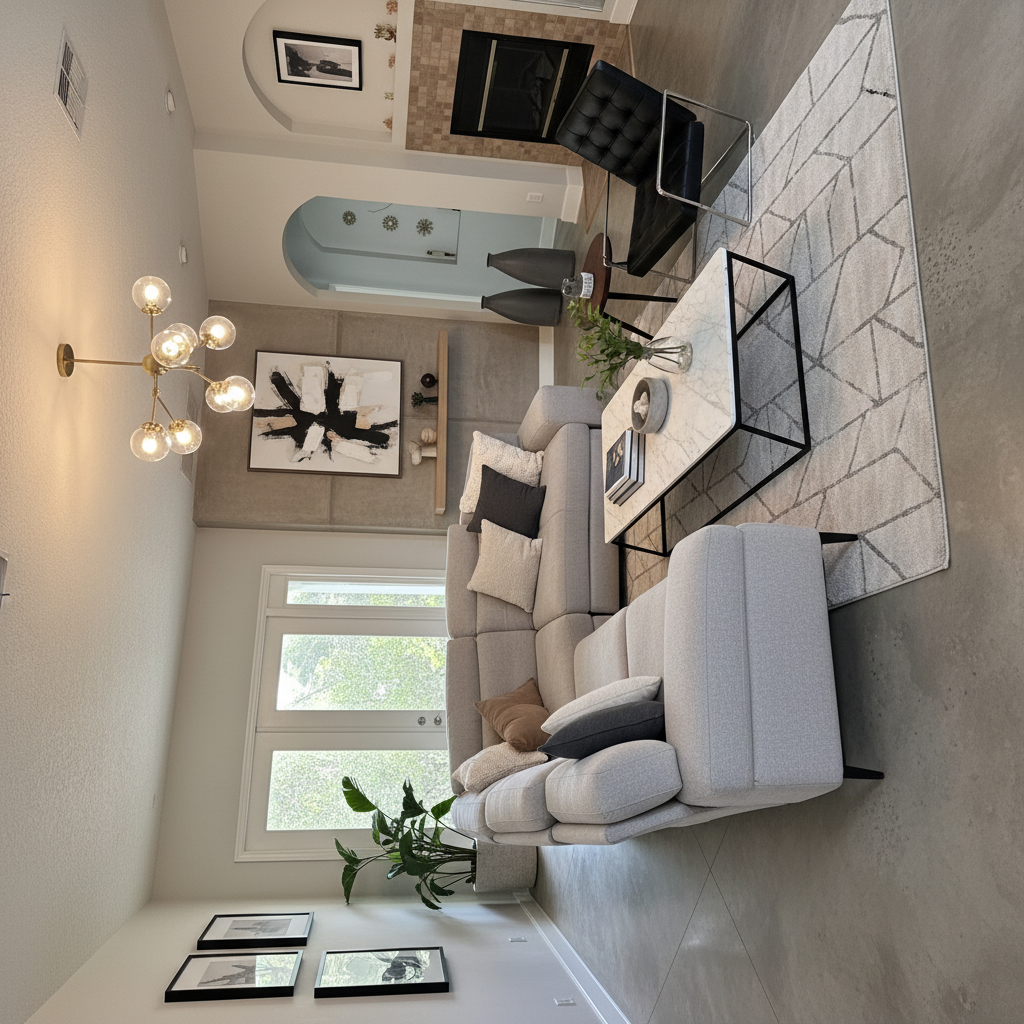 Modern Living room After