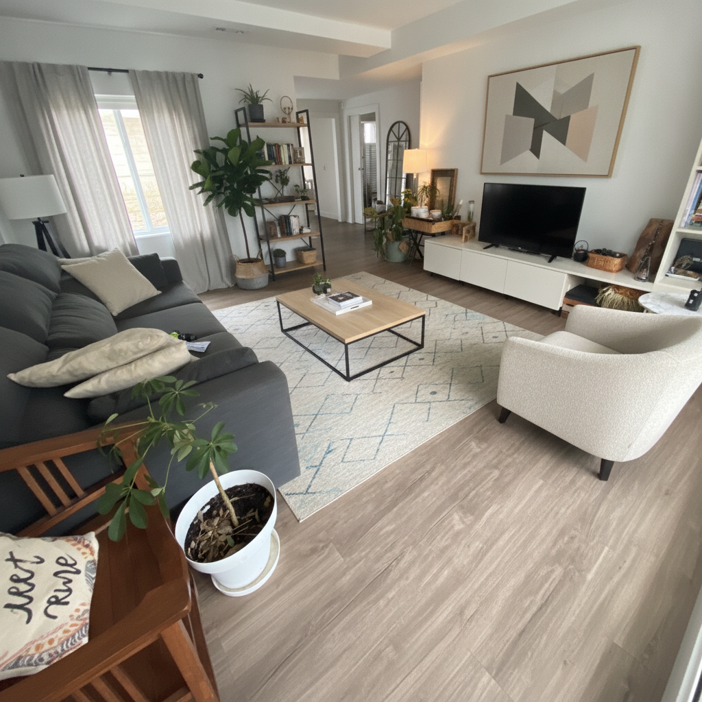 Modern Living room After