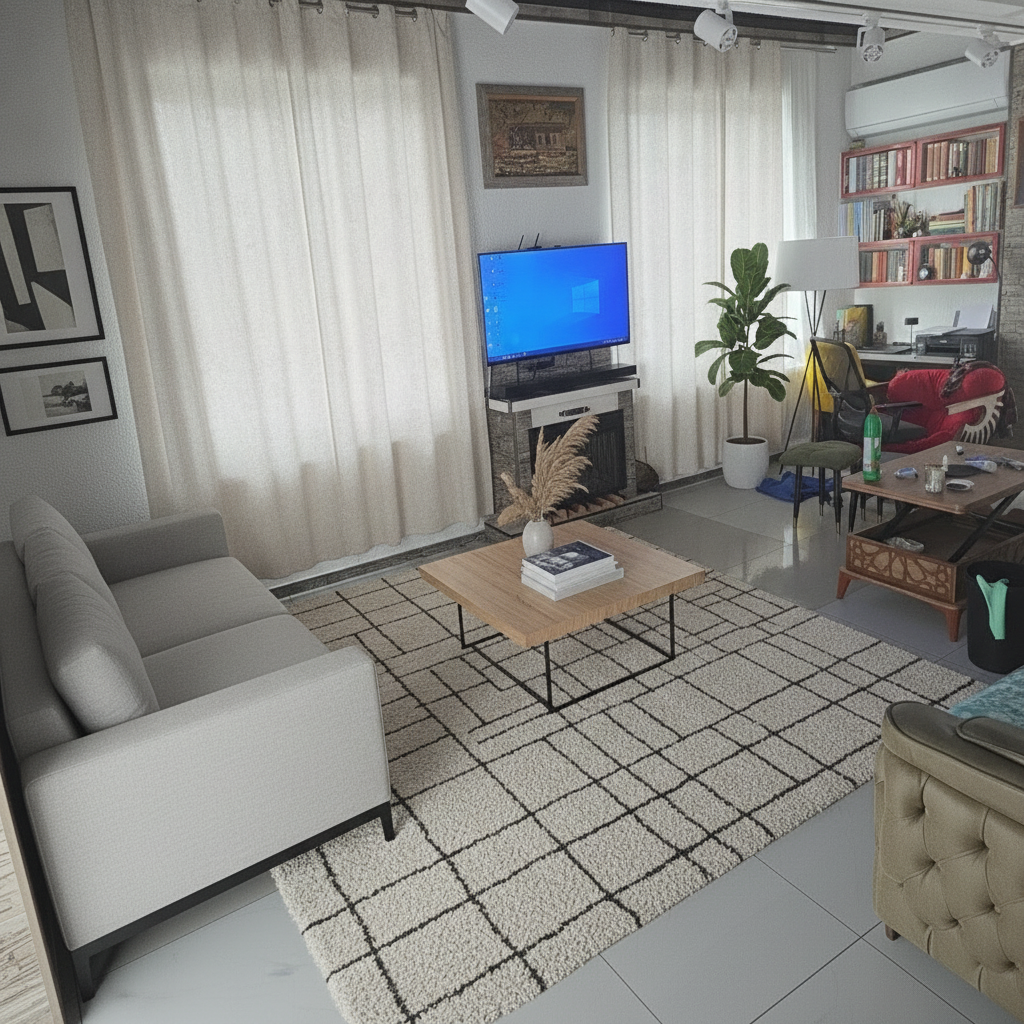Modern Living room After
