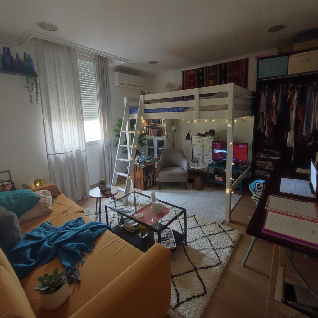 Modern Living room After