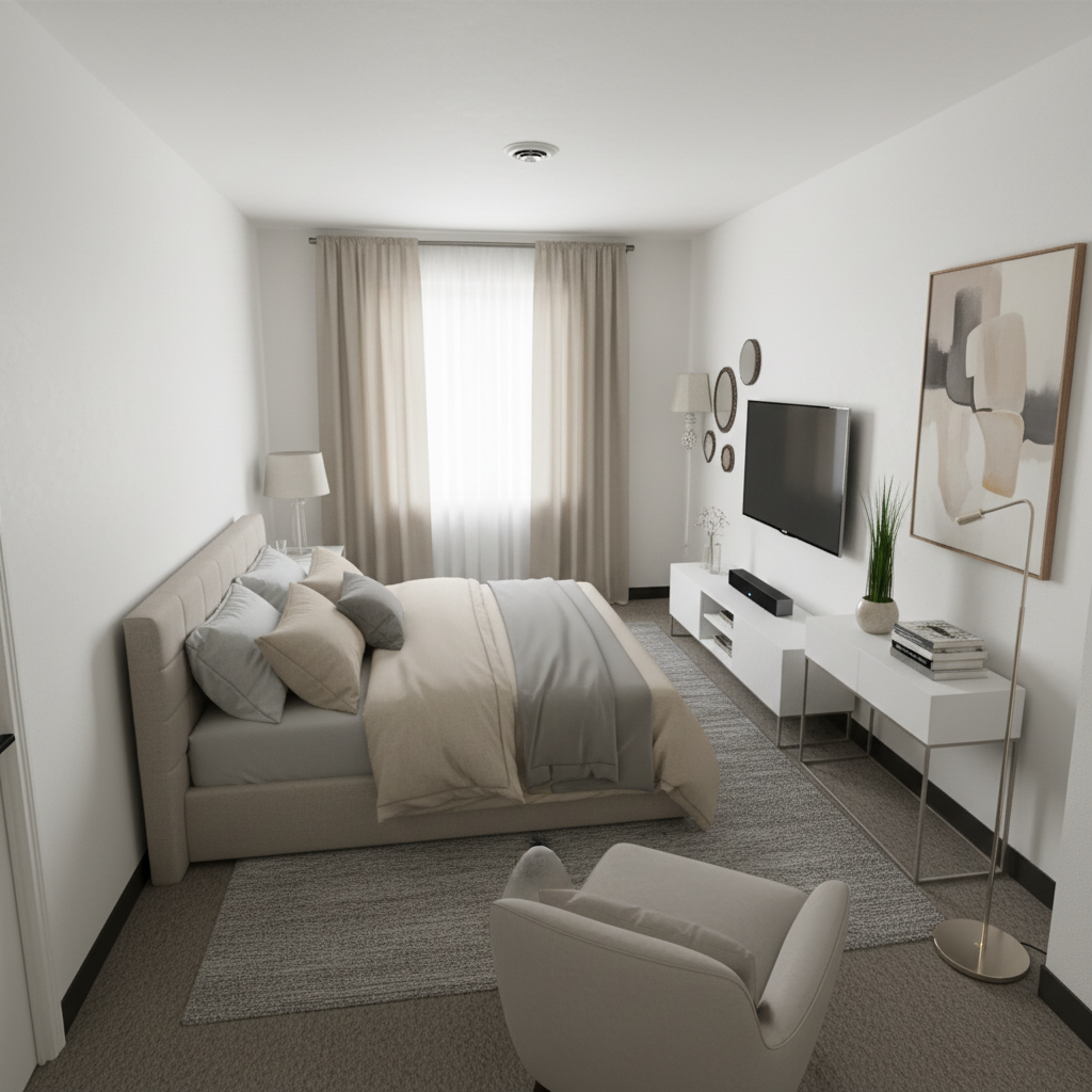 Modern Living room After