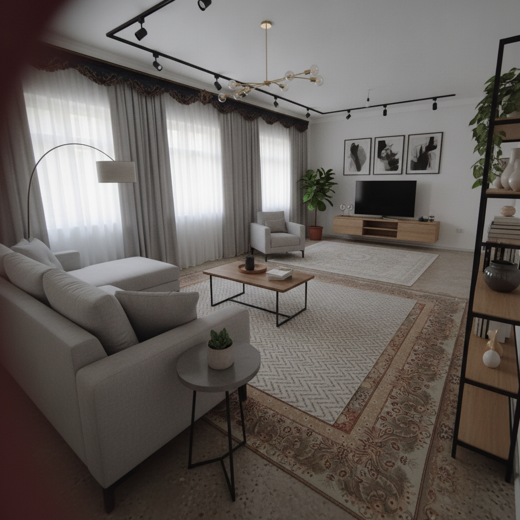 Modern Living room After