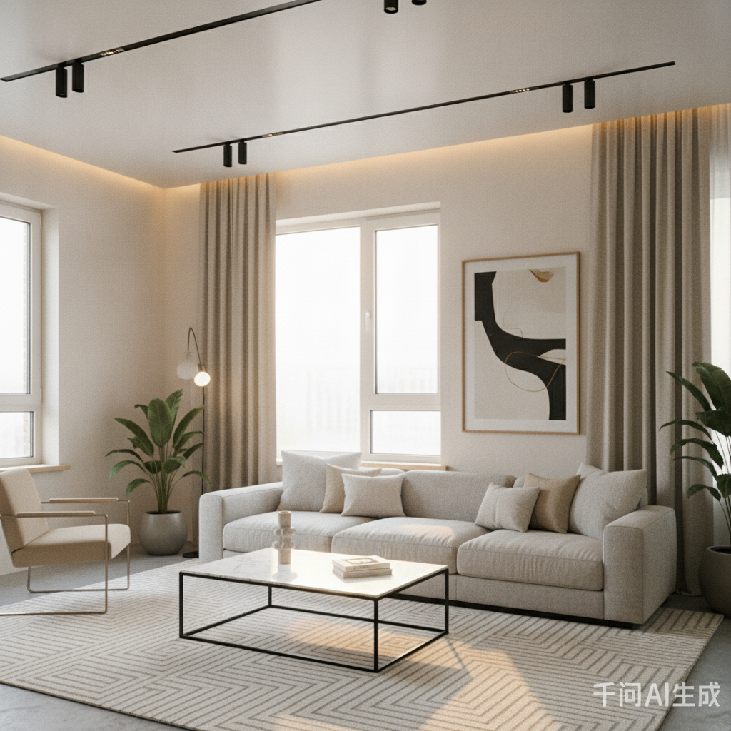 Modern Living room After