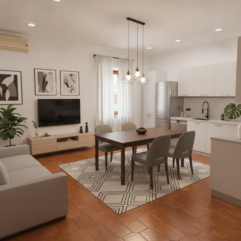 Modern Living room After