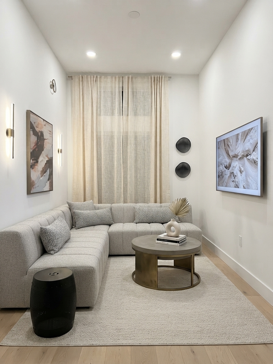 Modern Living room After
