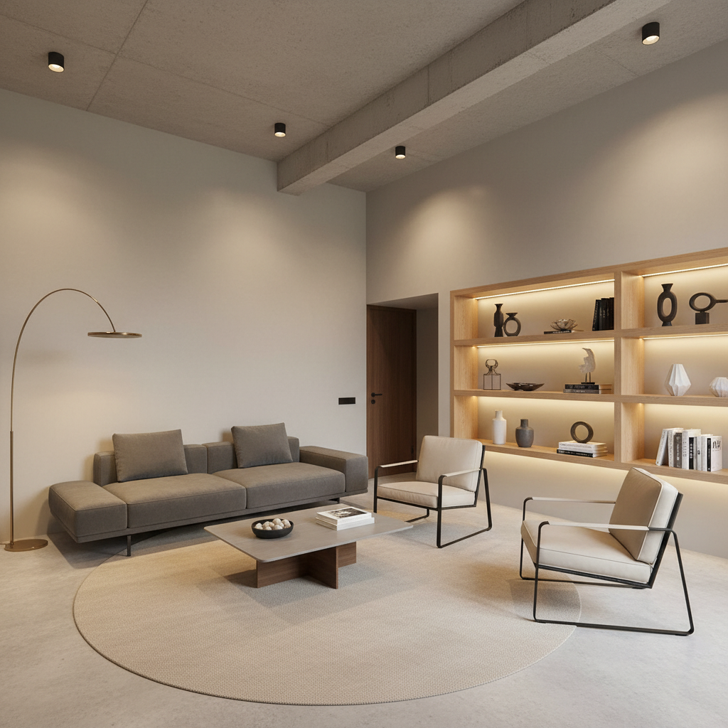 Modern Living room After