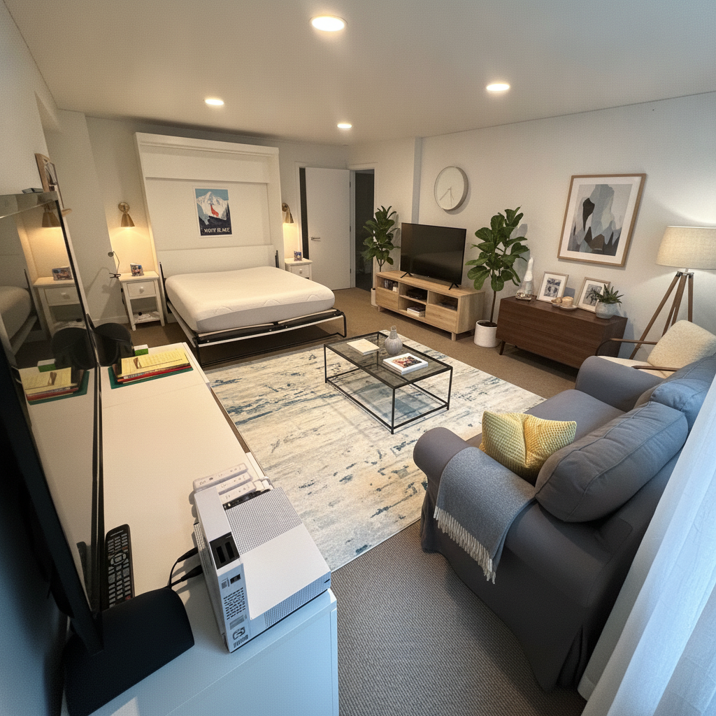 Modern Living room After