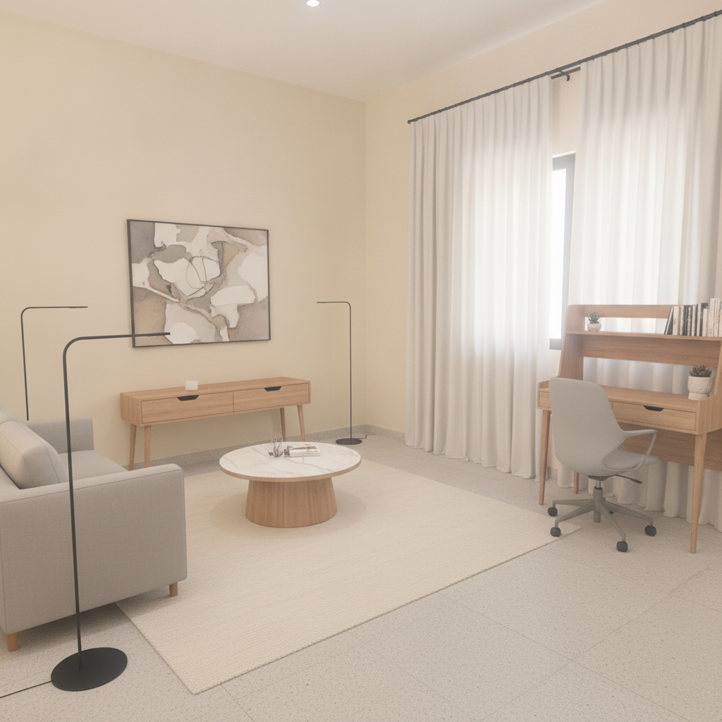 Modern Living room After