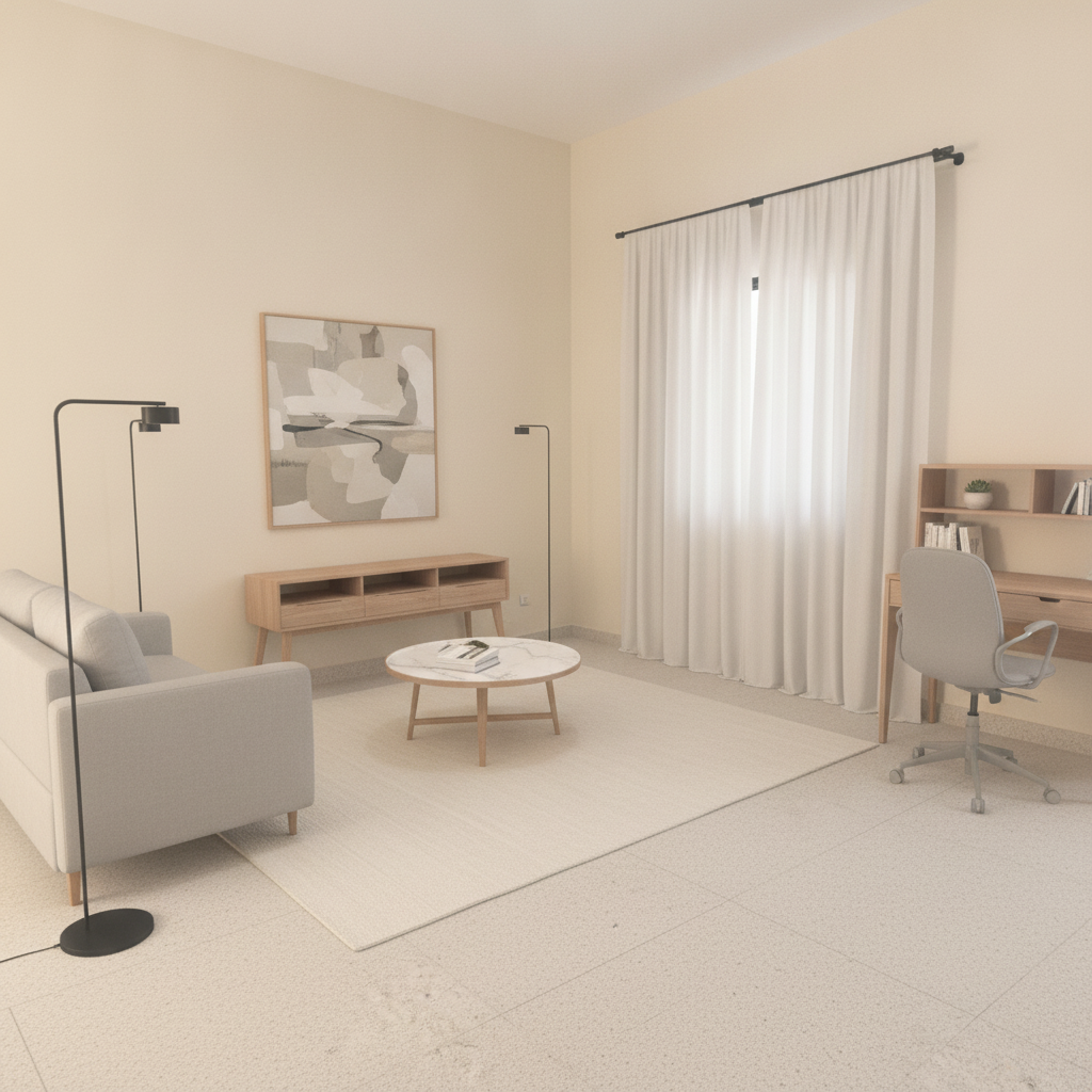 Modern Living room After