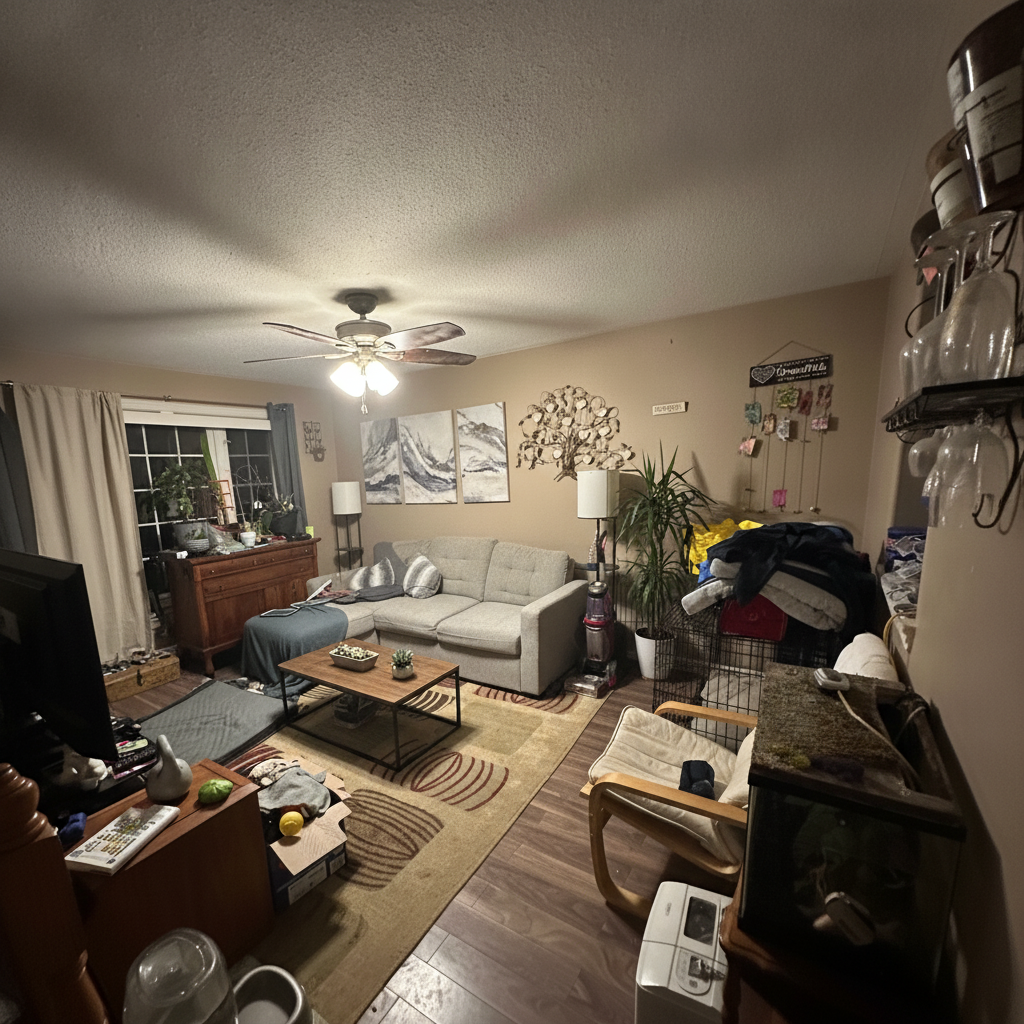 Modern Living room After