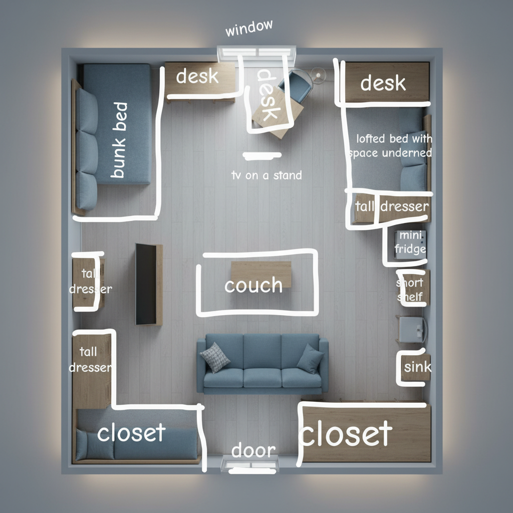 Modern Living room After
