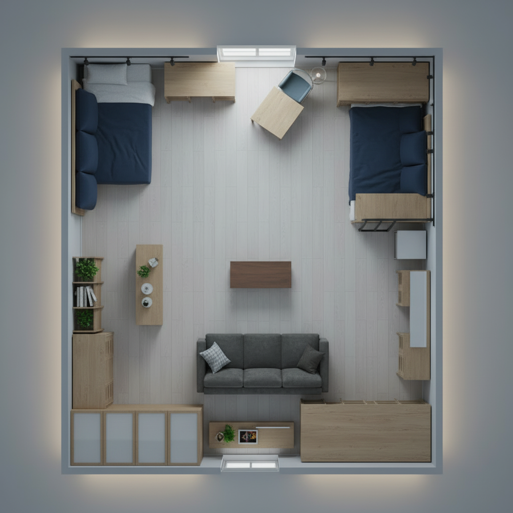Modern Living room After