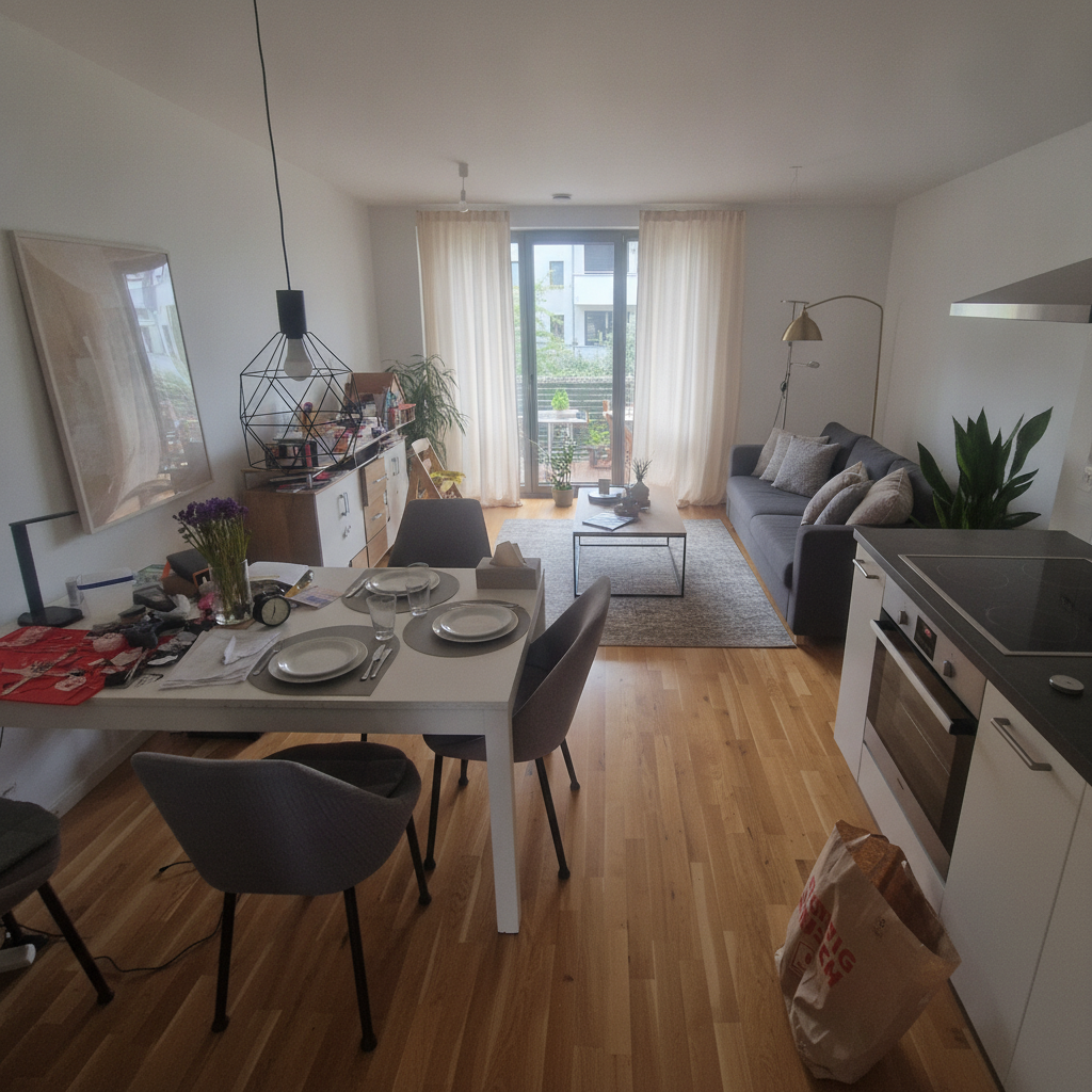 Modern Living room After